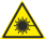 Знак: Опасно. Лазерное излучение На дверях помещений, оборудовании, приборах и в других местах, где имеется лазерное излучение 
